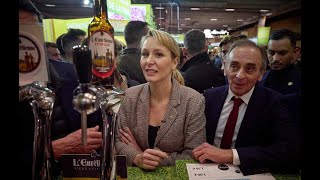 Marion Maréchal aspergée de bière au Salon de l’agriculture sa tante Marine Le Pen réagit [upl. by Attener209]