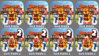 Dark Riddle New Update 2400 Merry Christmas vs Dark riddle 2Train Gamedarkriddle [upl. by Aehc]