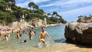 The Best Coves of Platja d’Aro Beach in Costa Brava Girona 🏖 Travel in Spain [upl. by Ttcos]