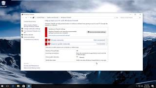 How To Turn OnOff Windows Firewall In Windows 10 [upl. by Harrod]