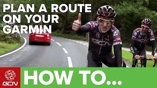 How To Plan A Route Using Your Garmin [upl. by Rutherfurd]