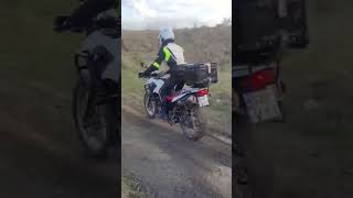 BMW G650GS small offroad climbing [upl. by Nibroc690]