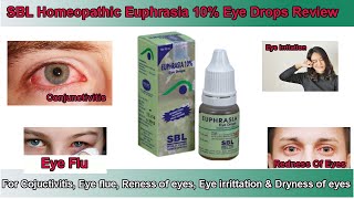 SBL Homeopathic Euphrasia 10 Eye Drops Uses amp Review In Hindi [upl. by Hisbe528]