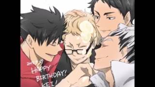 Tsukishima x Kuroo x Akaashi x Bokuto [upl. by Adranoel232]