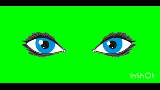 Eye Blink Green Screen Chroma Key [upl. by Iaras]