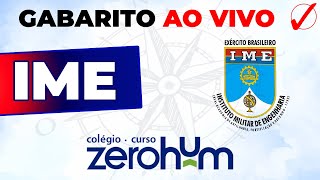 GABARITO IME COM A EQUIPE ZEROHUM [upl. by Eicarg]