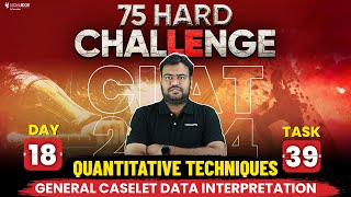 Day 18  Task 39  CLAT 2024 Quantitative Techniques General Caselets  LegalEdge 75 Hard Challenge [upl. by Brandon]