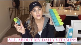 HOW I ORGANIZE MY DAILY VITAMINS amp SUPPLEMENTS [upl. by Aleibarg536]