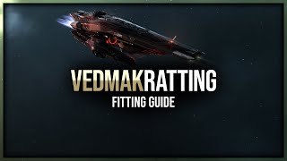 Eve Online  Solo HighSec Vedmak Ratting Fit [upl. by Obnukotalo]