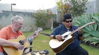 Black Sand  Ledward Kaapana Slack Key Guitar [upl. by Kuhlman]