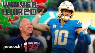 Week 7 Waiver Wire Rashee Rice Jordan Mason Sam Howell  MNF takeaways  Happy Hour FULL SHOW [upl. by Stav694]