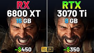 RX 6800 XT vs RTX 3070 Ti  Test in 12 Games in 2024 [upl. by Hanauq]