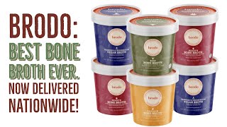 Brodo Best Bone Broth Ever Now Delivered Nationwide [upl. by Eenwat]