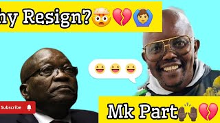 Zibuhlungu izinhliziyo kusula isishovushovu soMkhonto Wesizwe Party Resignation [upl. by Arimak]