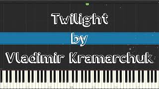 quotTwilightquot  Piano Tutorial Synthesia by Vlad Kramarchuk [upl. by Cohligan]