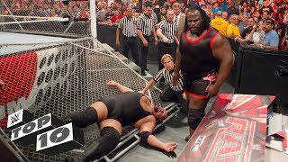 Infamous cage crashers WWE Top 10 [upl. by Suissac]