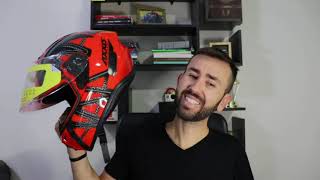 REVIEW COMPLETO CAPACETE AXXIS DEKERS LANÇAMENTO CSBK [upl. by Carper]