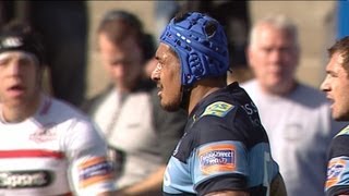 Big Hit from Filo Paulo Cardiff Blues v Edinburgh 6th Oct 2013 [upl. by Brandice]