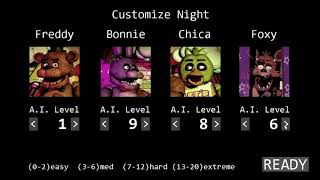 1987 FNAF 1 Custom Night [upl. by Zeni]