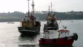 First ship into Richmond Dry Dock Appledore 6 Sep 2012 [upl. by Tad]