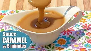 Sauce caramel maison en moins de 5 minutes facile rapide et inratable [upl. by Naeloj881]