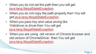 How to resolve IllegalState Exception [upl. by Ariuqahs]