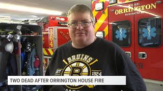 Fatal Orrington fire leaves two dead [upl. by Ttennej]