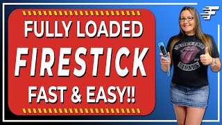 FULLY LOAD YOUR FIRESTICK  STEPBYSTEP  EVERY STREAMING APP [upl. by Yrtua58]