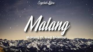 Malang title track lyrics aditya roy kapoor disha patni [upl. by Christin]