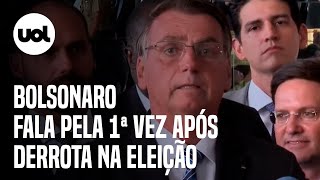 Pronunciamento de Bolsonaro veja o discurso completo do presidente após derrota nas eleições [upl. by Annas546]