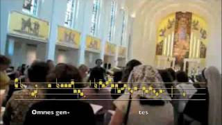 Gregorian Chant — Alleluia Omnes gentes [upl. by Merrick]