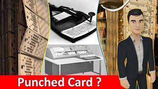 What is a Punched Card   How did Punch Cards Work in Hindi [upl. by Yliah]