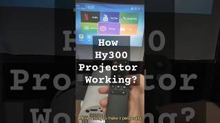 How HY300 Projector working [upl. by Dnomayd992]