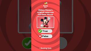 True or False Mickey Mouse Was Originally Named Mortimer Mouse 🤔 [upl. by Leandro]