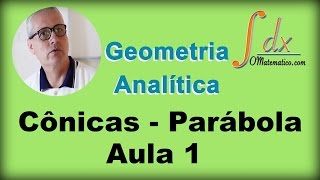 Grings  Geometria Analítica Cônicas  Parábola  Aula 1 [upl. by Ymerrej636]