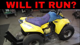 FREE Junked Suzuki ATV 80 From The Side Of The Road [upl. by Eidac]