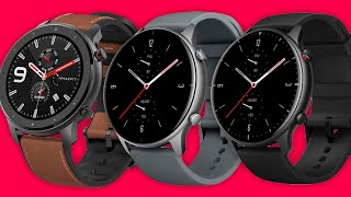 Comparativo Amazfit GTR 1 vs GTR 2E vs GTR 2  Qual GTR vale mais a pena Qual comprar [upl. by Brennen]