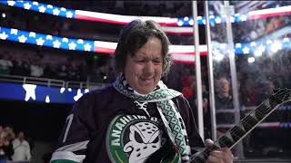 The Greatest National Anthems of AllTime Dave Hill at Anaheim Ducks vs Toronto Maple Leafs [upl. by Eedrahc]