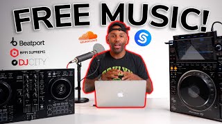 Where Do DJs Get Their Music In 2024   FREE MUSIC PACK [upl. by Tombaugh182]