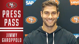 Jimmy Garoppolo I’ve Had a Great Time with the 49ers Organization [upl. by Nosretep951]