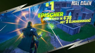 Fortnite  Epischer DOOMSieg mit 3 Eliminierungen  Solo Null Bauen [upl. by Prestige708]