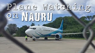 WATCHING A PLANE DEPART  Unique Experience  Nauru [upl. by Lionello896]