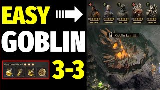 Best Goblin Lair 3 team amp gear  Dragonheir Silent Gods 3 star 33 [upl. by Geordie]