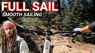 Full Sail  Best NEW Arizona Flow Trail  Flagstaff Arizona [upl. by Ahsinhoj]