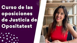 Cursos de las oposiciones de justicia de Opositatest [upl. by Nyladnarb450]