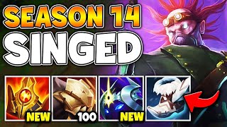 SEASON 14 SINGED IS HIS BEST SEASON YET THE NEW ITEMS ARE 100 AMAZING [upl. by Chaworth169]