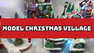 Model Christmas Village at Hollybush Garden Centre 2023 [upl. by Chem772]