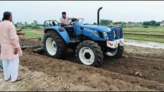 ताकत बड़ी और डीजल खर्च कम हुआ II New Holland 6510 Tractor 4x4 new holland tractor 6510 4x4 [upl. by Phonsa300]