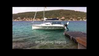 Kroatien 2012 mit einem Kleinkreuzer [upl. by Nesyrb]