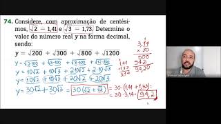 RADICIAÇÃO questão 74  pág 26  Operações com radicais [upl. by Etnaik]